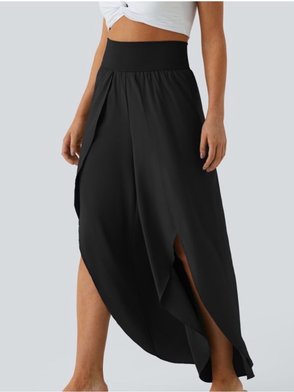 NWT Halara Breezeful High Waisted Palazzo Flowy Wide Leg Casual Pants. MP - Picture 3 of 11